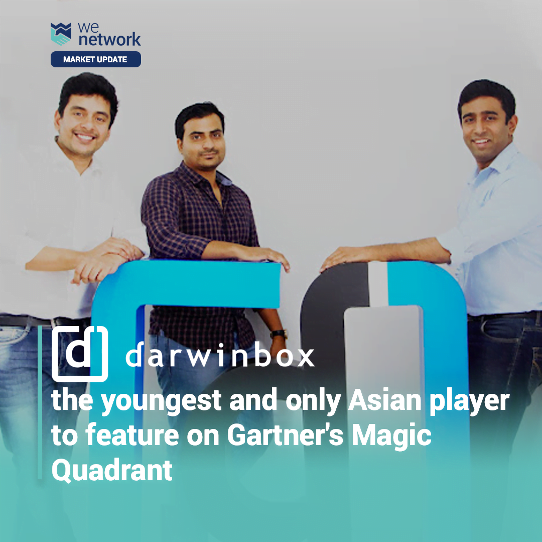Darwinbox a leading HR Management company is the youngest entrant to Gartners Magic Quadrant since its inception in 2016 and is the only Asian origin player.