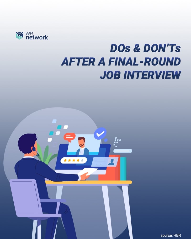 Dos and Donts after final round job interview